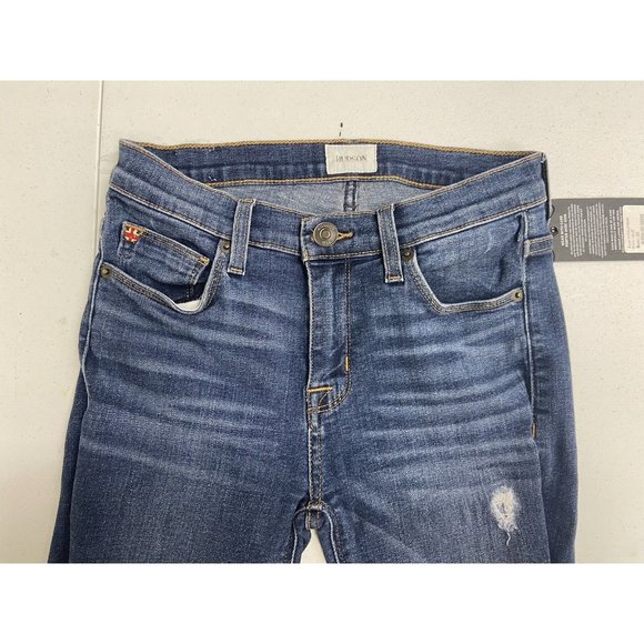 HUDSON Natalie Mid Rise Skinny Jeans Blue Size 25 MSRP $195 - Picture 1 of 5